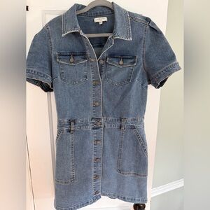 Habitual Blue Denim Mini Dress